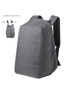 Sac à dos antivol réfléchissant publicitaire