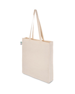 Tote bag publicitaire en coton biologique | 38 x 42 x 8 cm | 140 g