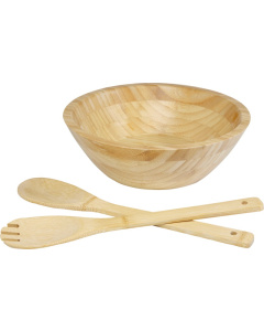 Saladier et ustensiles de cuisine en bambou