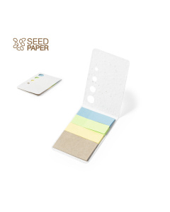 Bloc-notes post-it memo personnalisé papier ensemencé