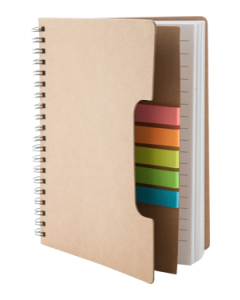 Bloc-notes publicitaire en papier recyclé