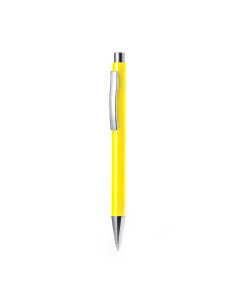 Stylo classique en ABS avec corps coloré et détail chromé