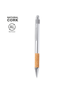 Stylo avec embout tactile et grip en liège