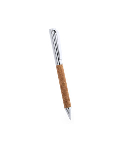 Stylo élégant en liège et métal