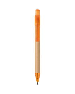Stylo publicitaire en carton et plastique