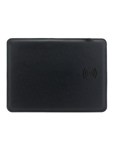 Tapis de souris avec chargeur en pu