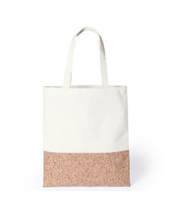 Tote bag en coton et liège