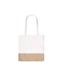 Tote bag en coton et toile de jute publicitaire | 120gr