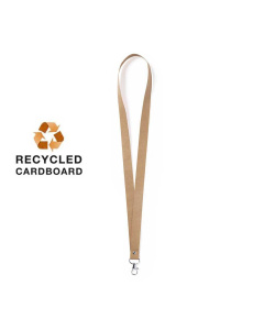 Tour de cou / Lanyard personnalisé en carton recyclé